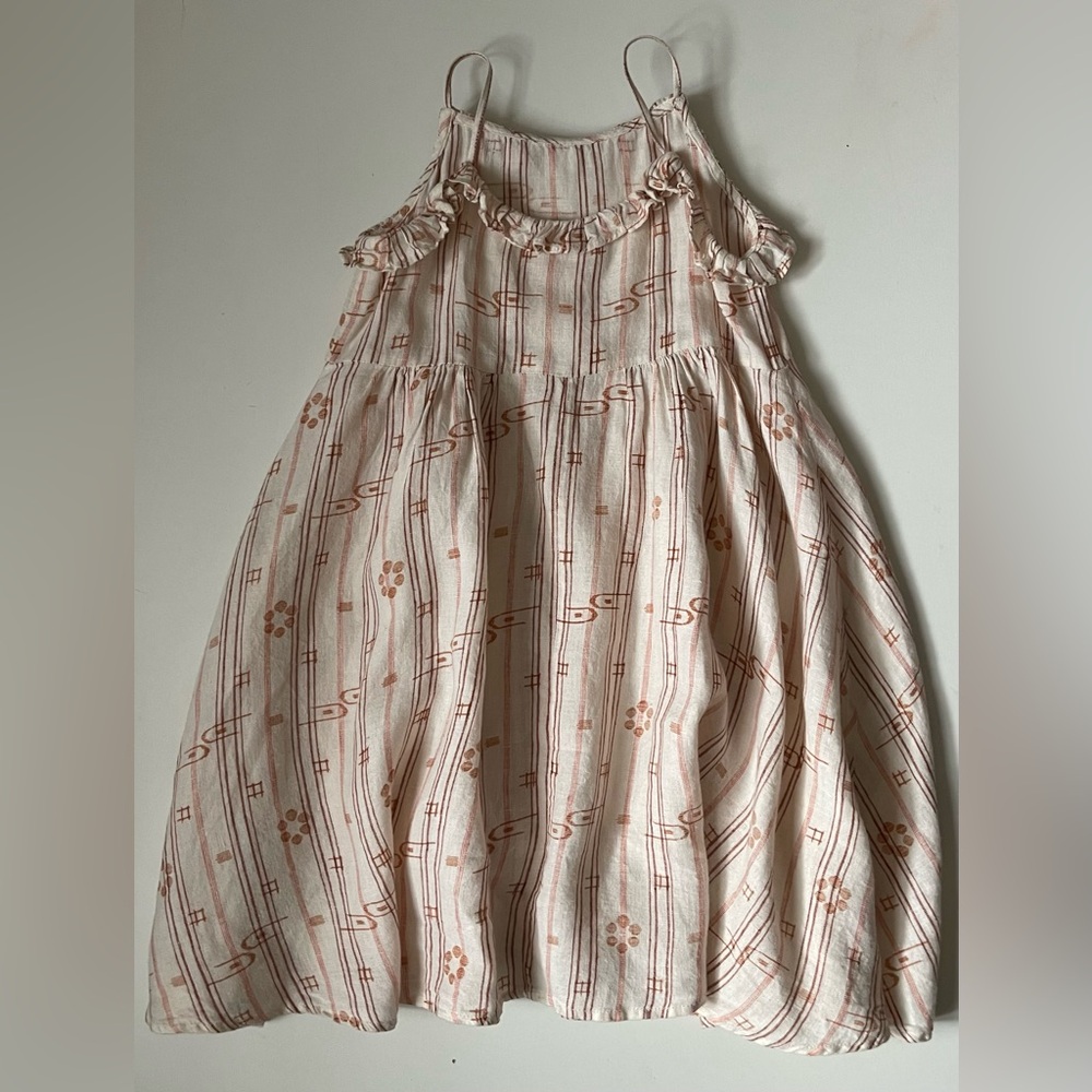 Caramel Girls Greenwich Long Dress | Pale Pink - Size 3 - Picture 5 of 13